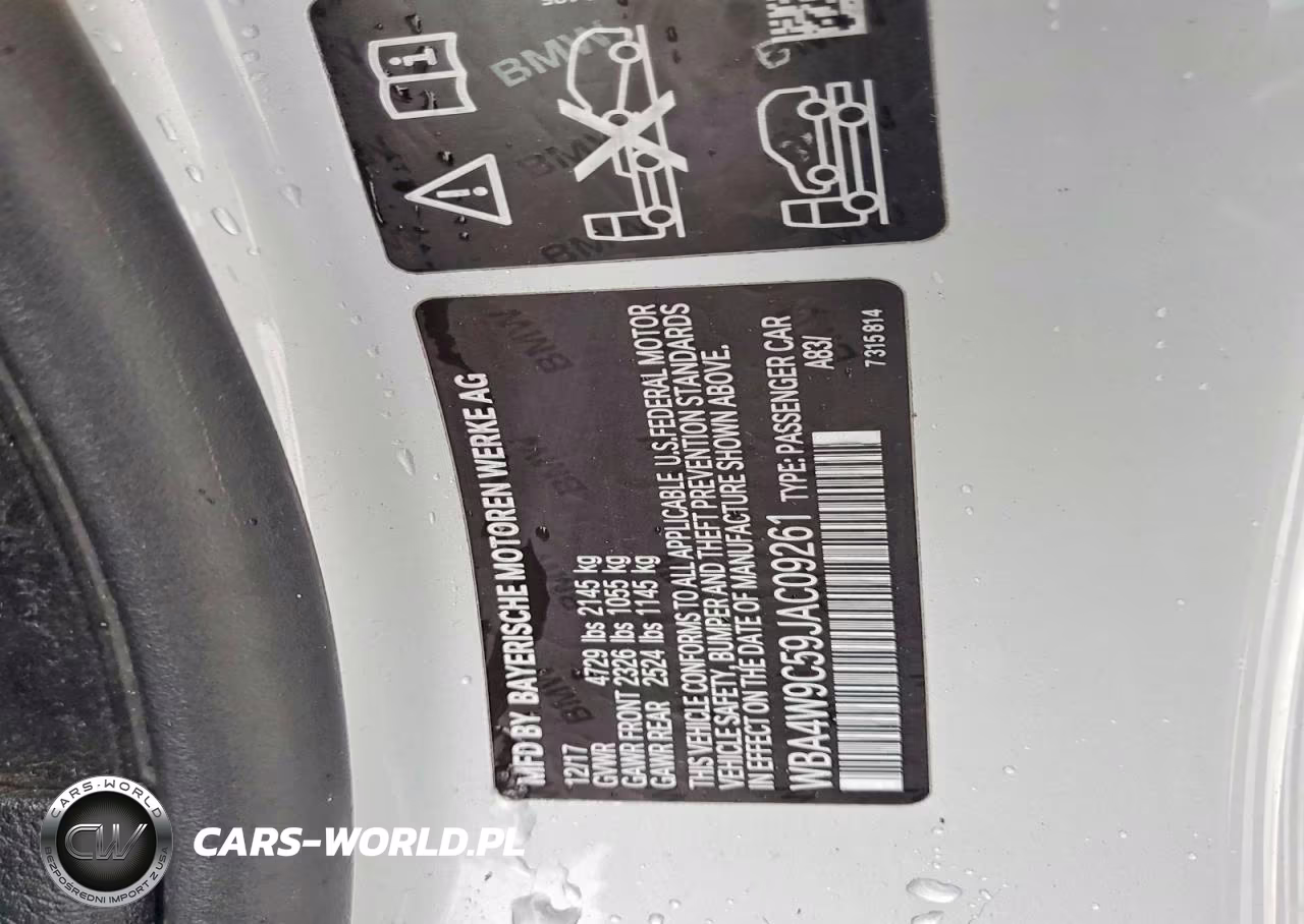 2018 BMW 440Xi VIN:WBA4W9C59JAC09261 - 12