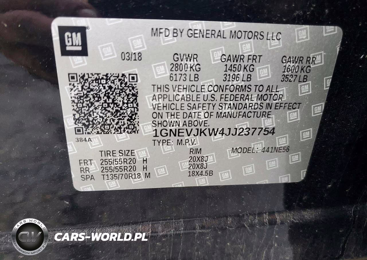 2018 Chevrolet Traverse Premier VIN:1GNEVJKW4JJ237754 - 13