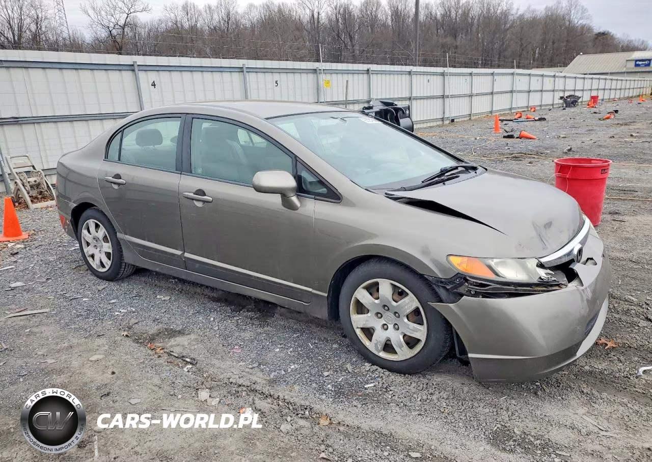 2008 Honda Civic Lx VIN:2HGFA16578H327195 - 4