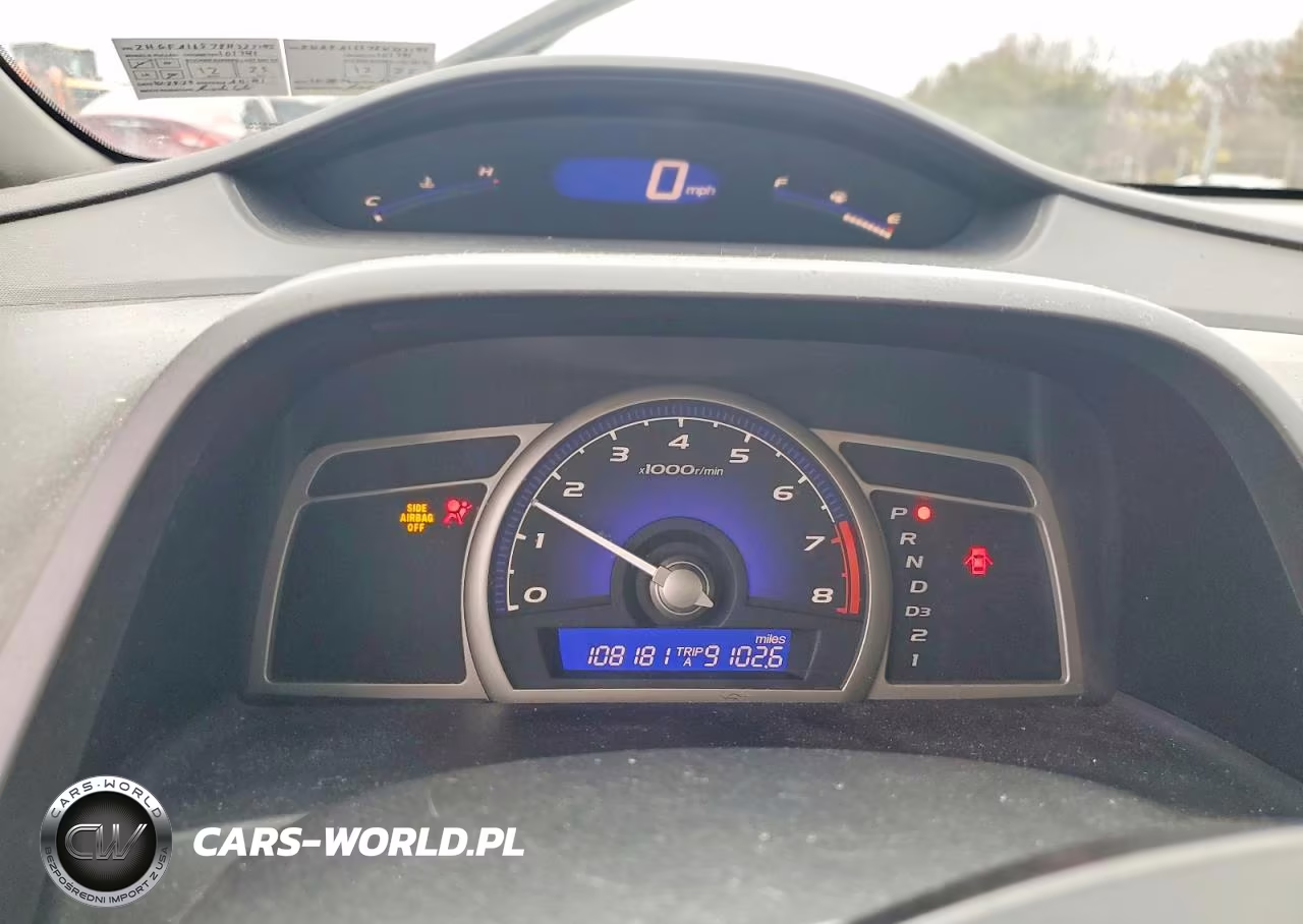 2008 Honda Civic Lx VIN:2HGFA16578H327195 - 9
