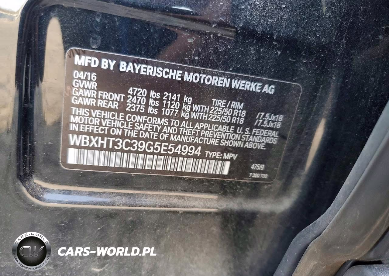 2016 BMW X1 xDrive28I VIN:WBXHT3C39G5E54994 - 12