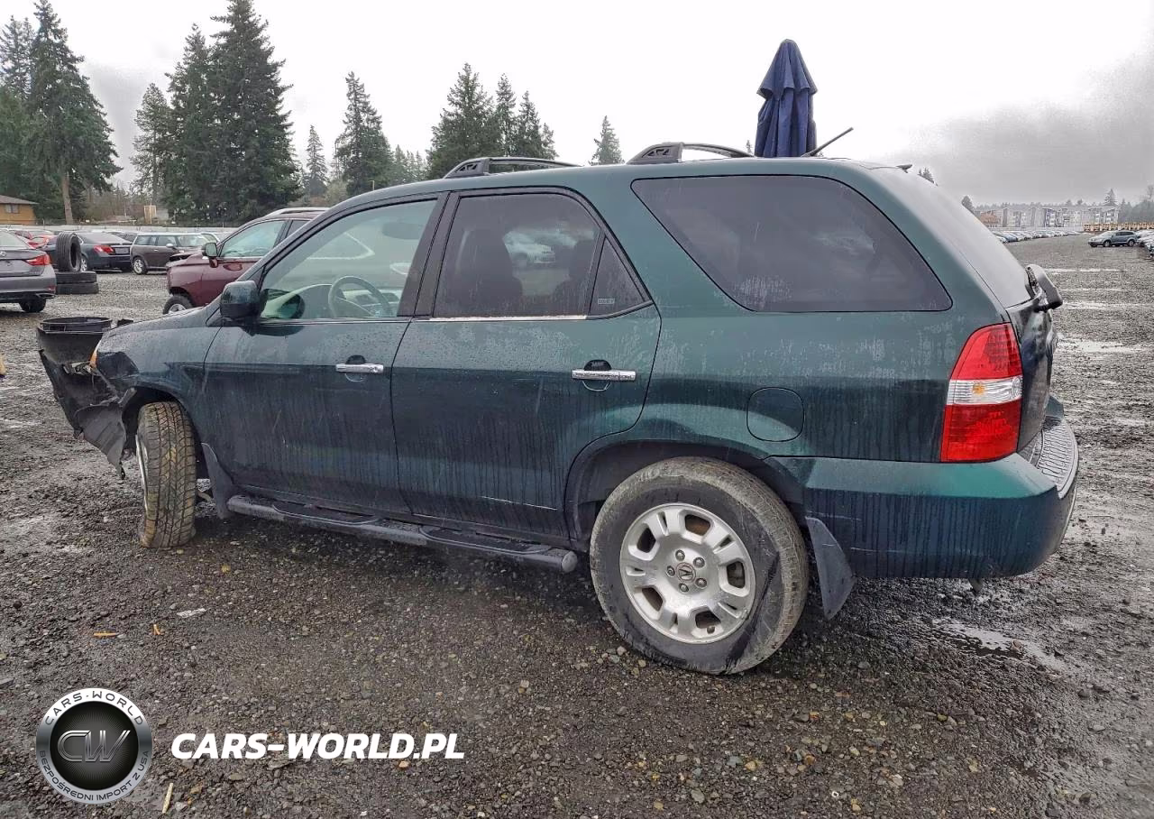 2001 Acura Mdx VIN:2HNYD18291H542983 - 2