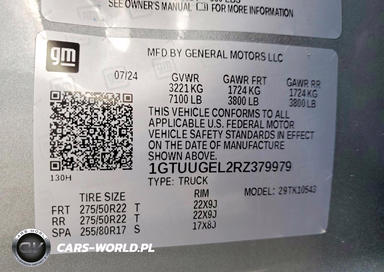 2024 GMC Sierra K1500 Denali VIN:1GTUUGEL2RZ379979 - 12