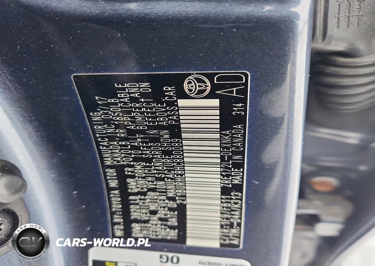 2017 Toyota Corolla VIN:2T1BURHE8HC880089 - 12