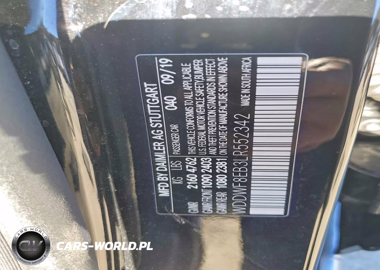 2020 Mercedes-Benz C 300 4Matic VIN:WDDWF8EB3LR552342 - 13