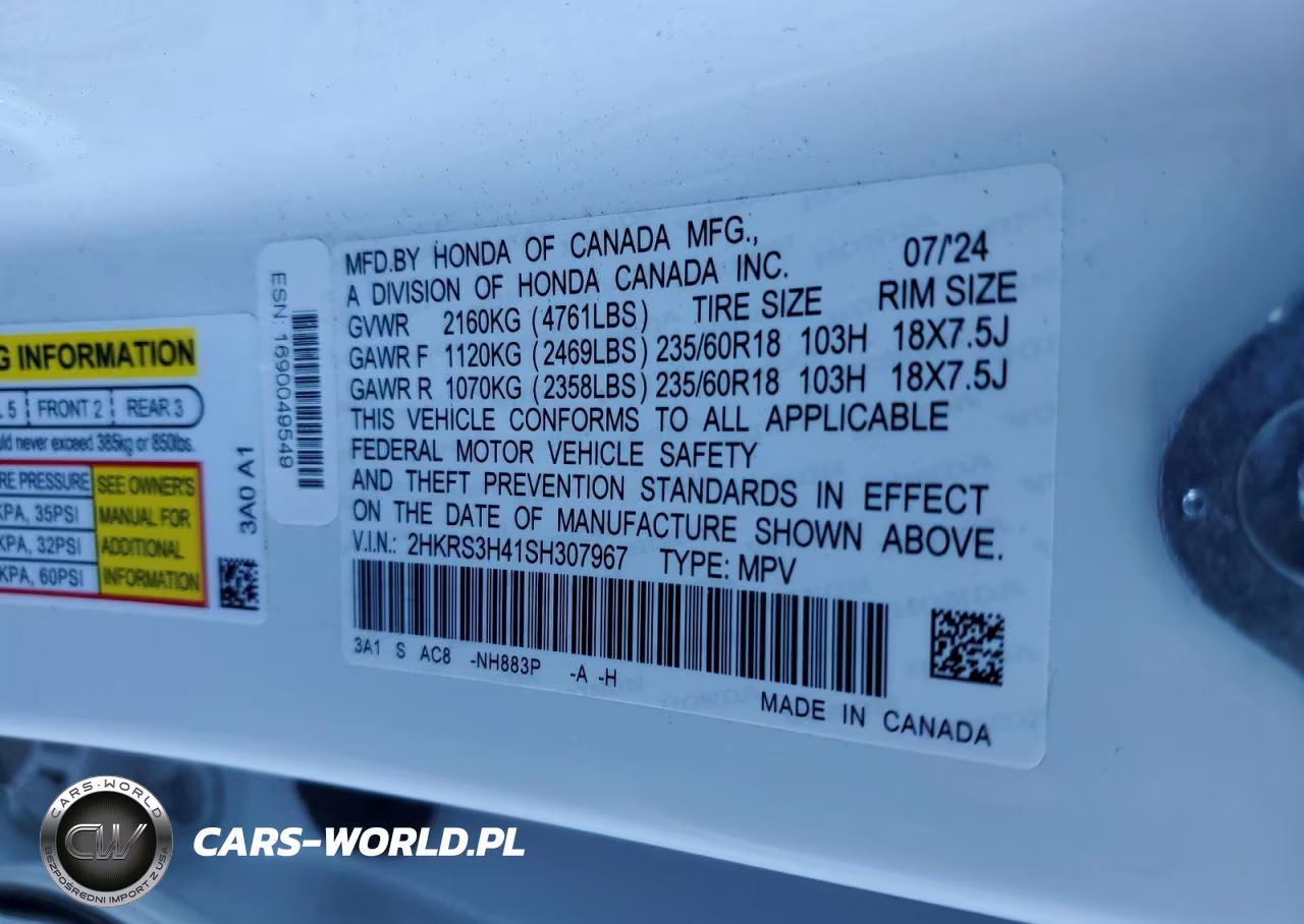 2025 Honda Cr-V Ex VIN:2HKRS3H41SH307967 - 13