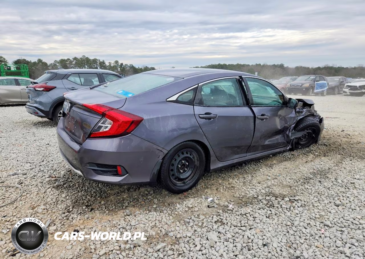2020 Honda Civic Lx VIN:2HGFC2F60LH596348 - 3