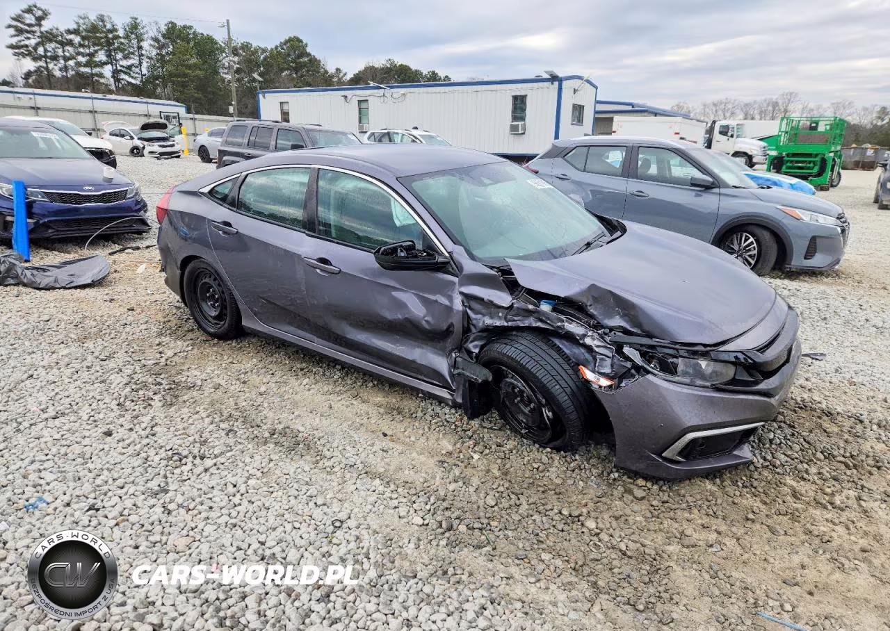 2020 Honda Civic Lx VIN:2HGFC2F60LH596348 - 4