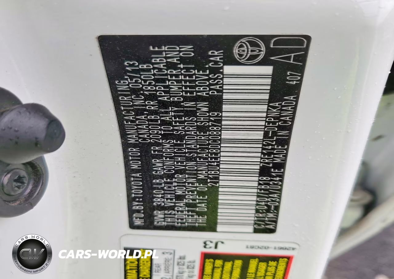 2013 Toyota Corolla Base VIN:2T1BU4EE8DC088719 - 13