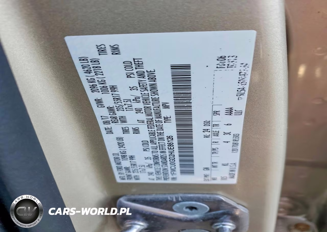2017 Ford Escape Se VIN:1FMCU0GD2HUE86126 - 13