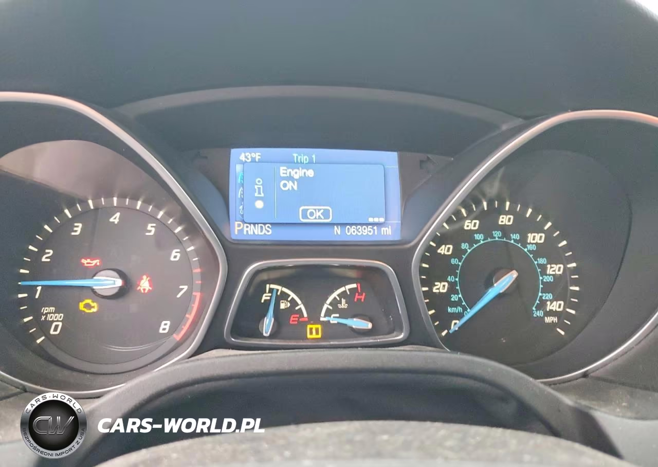 2014 Ford Focus Se VIN:1FADP3F27EL398889 - 9