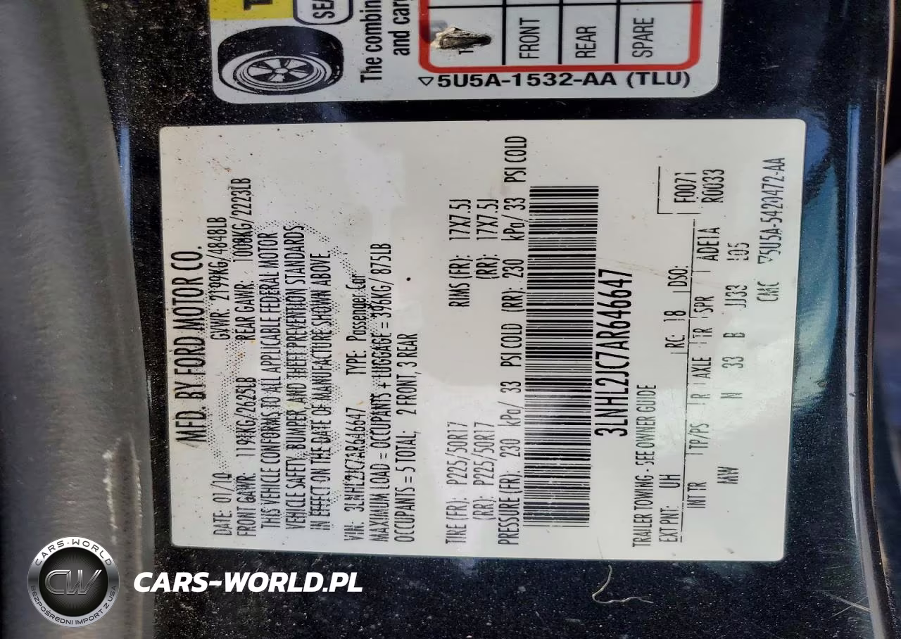 2010 Lincoln Mkz VIN:3LNHL2JC7AR646647 - 12