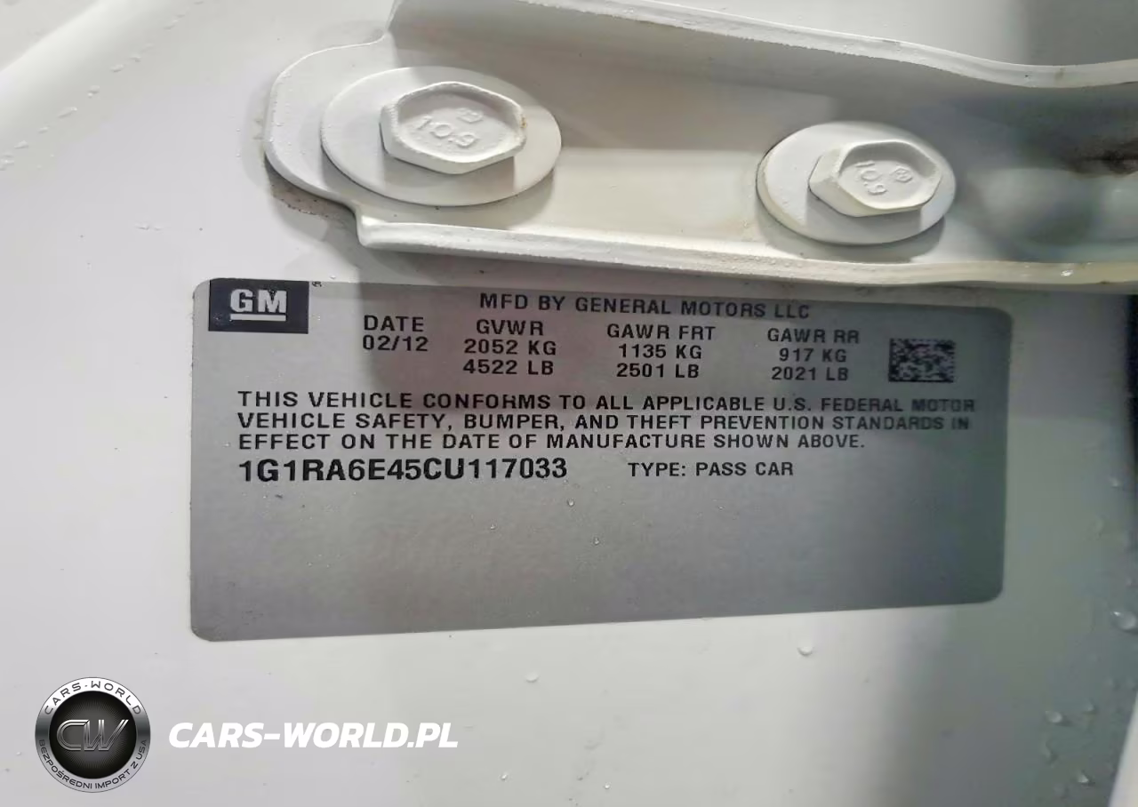 2012 Chevrolet Volt VIN:1G1RA6E45CU117033 - 13