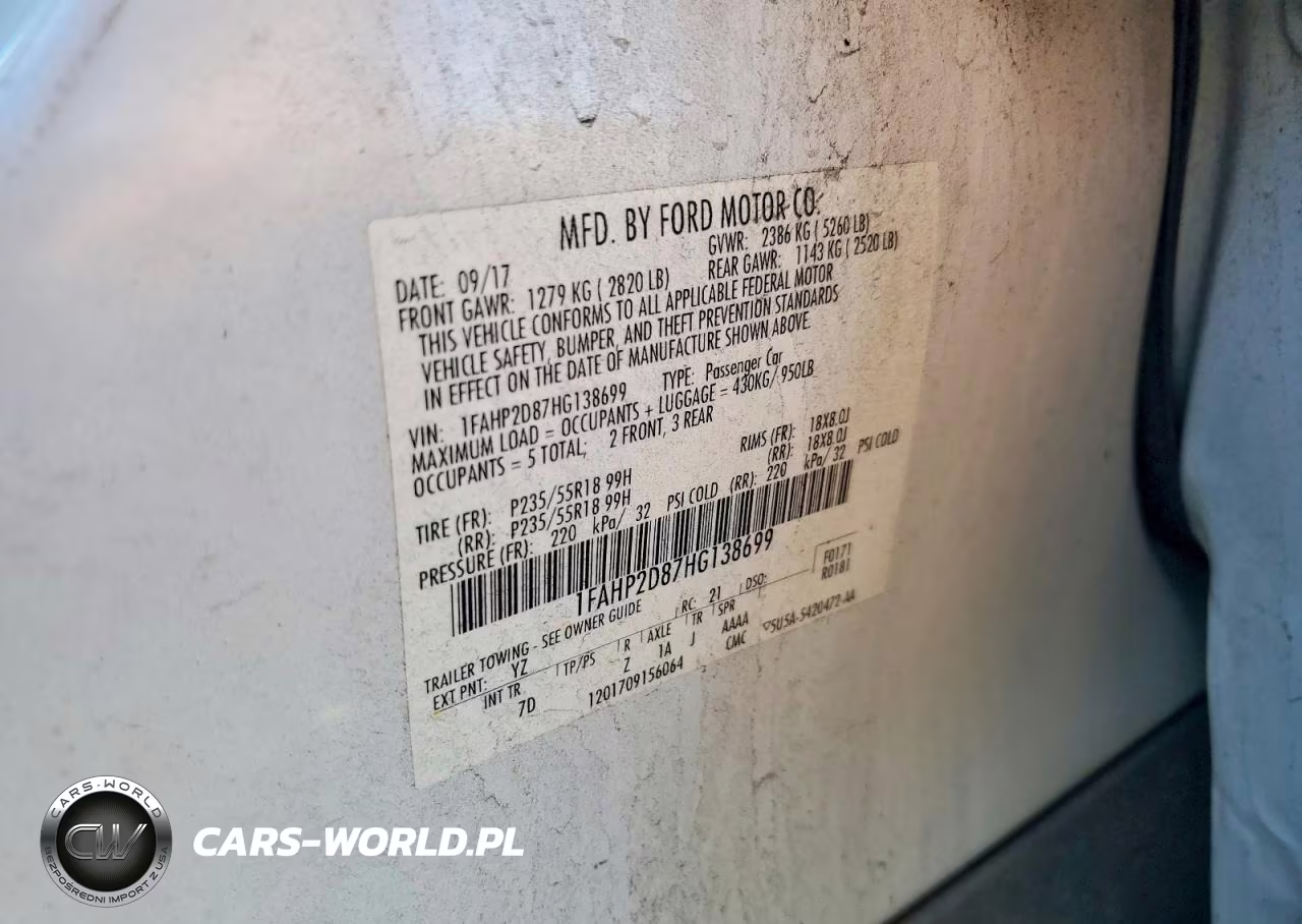 2017 Ford Taurus Se VIN:1FAHP2D87HG138699 - 12