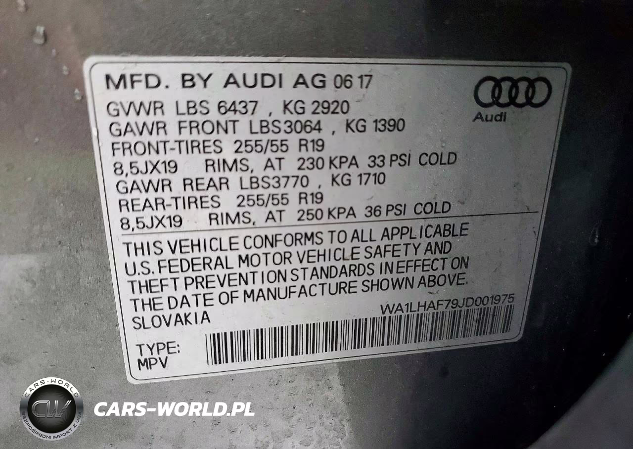2018 Audi Q7 Premium Plus VIN:WA1LHAF79JD001975 - 14