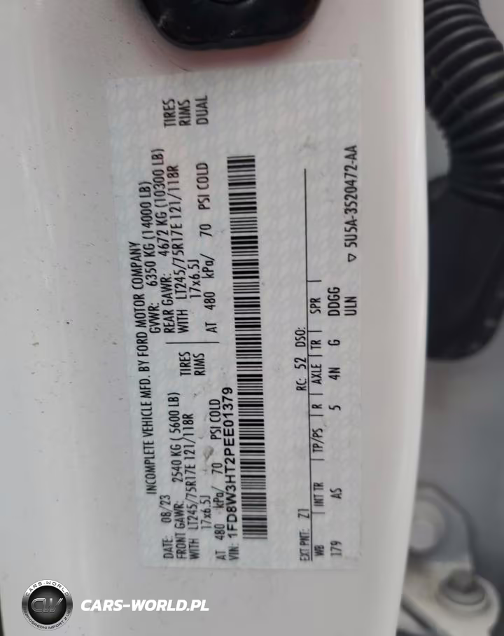 2023 Ford F350 Super Duty VIN:1FD8W3HT2PEE01379 - 13