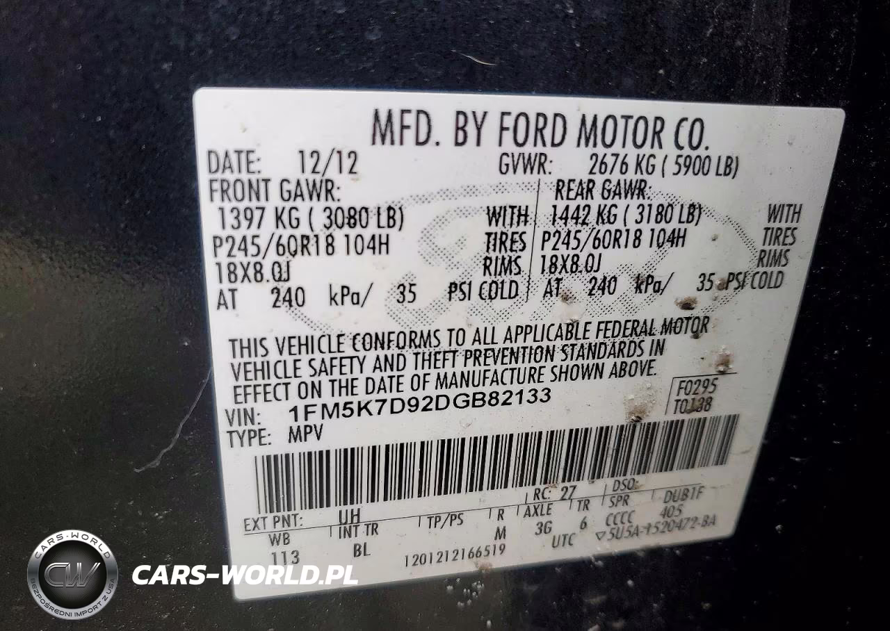 2013 Ford Explorer Xlt VIN:1FM5K7D92DGB82133 - 13