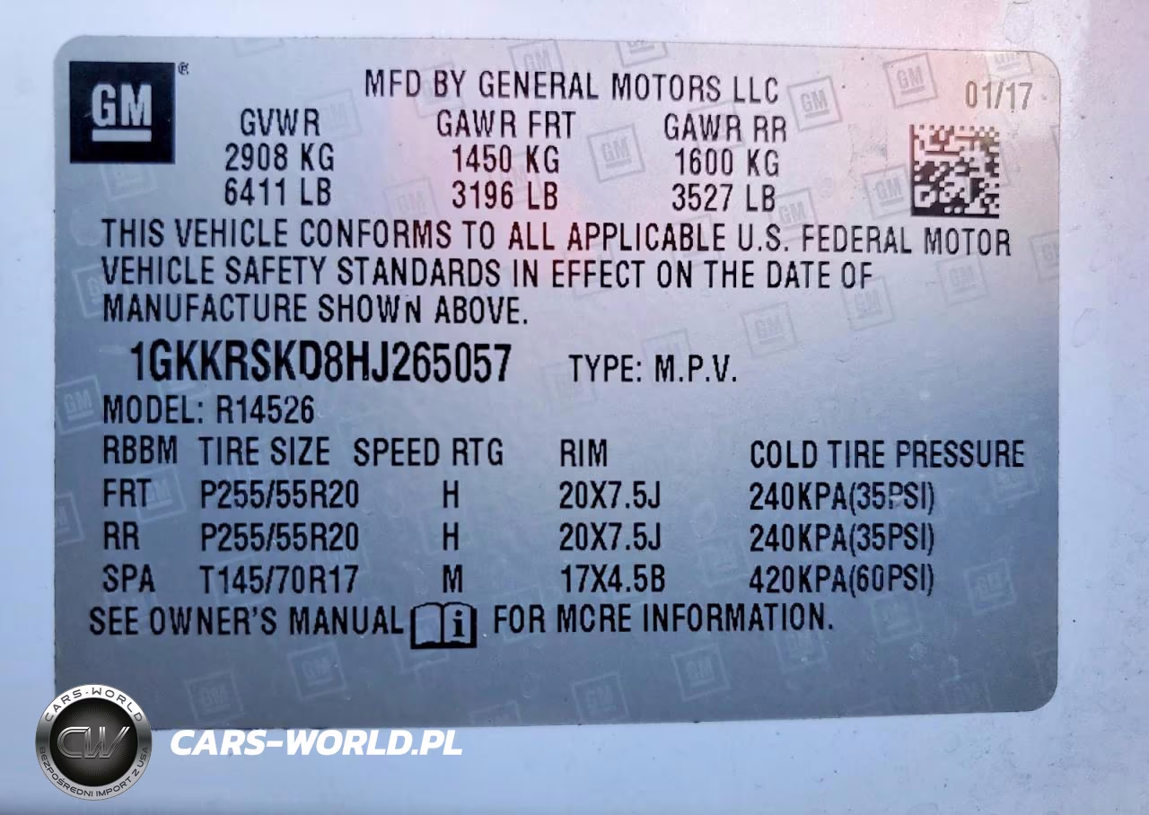 2017 GMC Acadia Limited Slt-2 VIN:1GKKRSKD8HJ265057 - 13