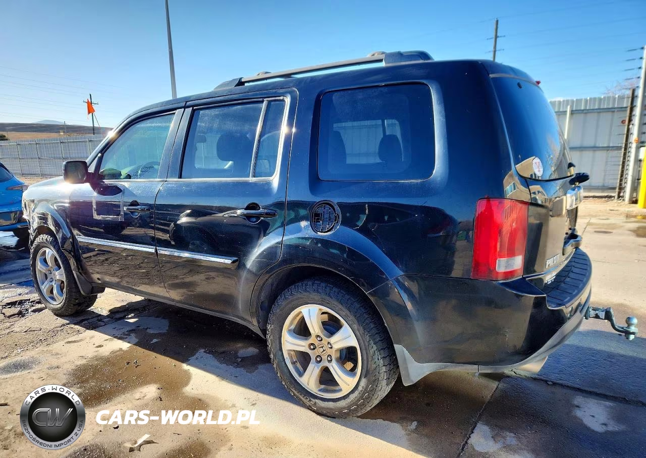 2013 Honda Pilot Exl VIN:5FNYF4H51DB044654 - 2