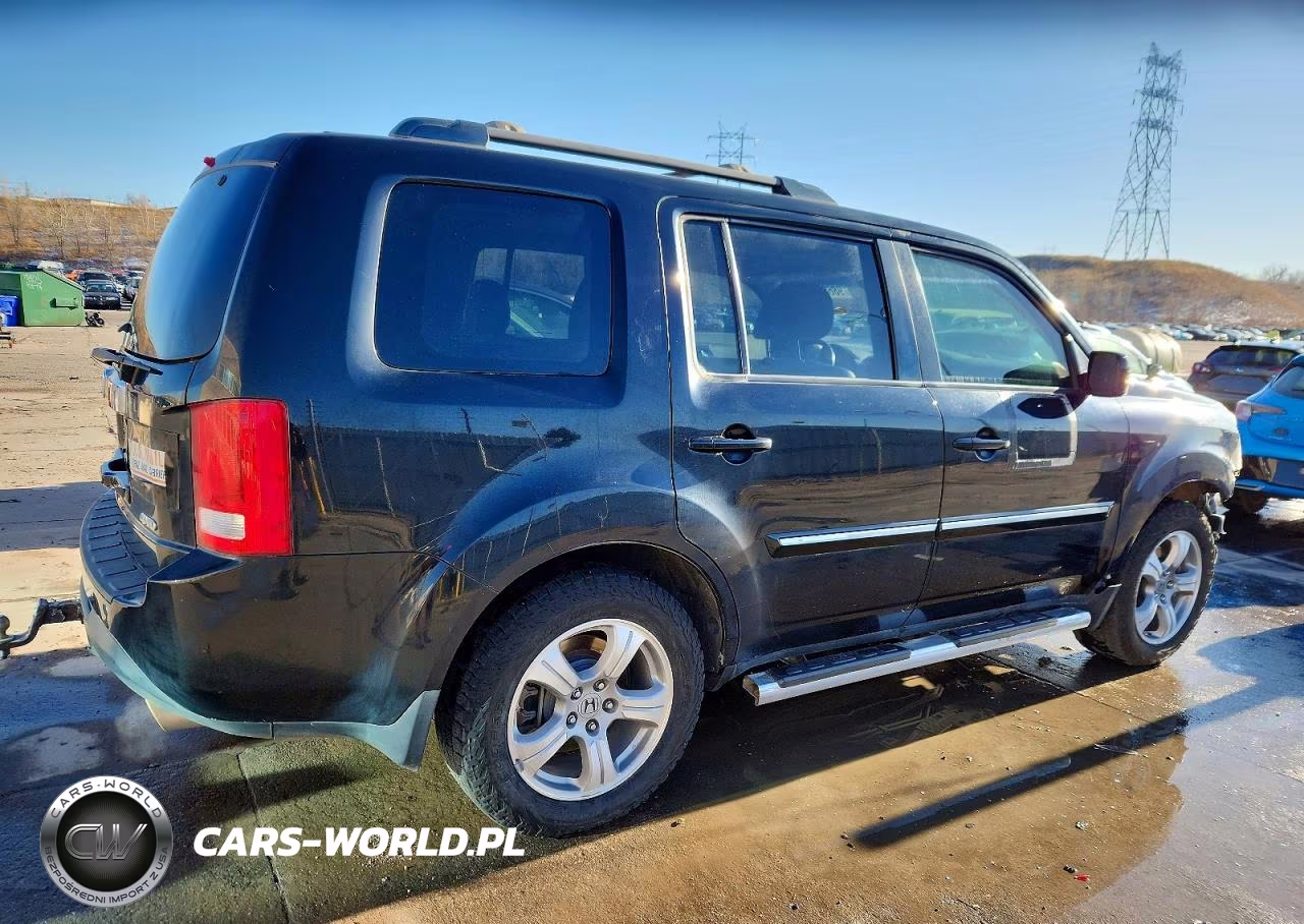 2013 Honda Pilot Exl VIN:5FNYF4H51DB044654 - 3