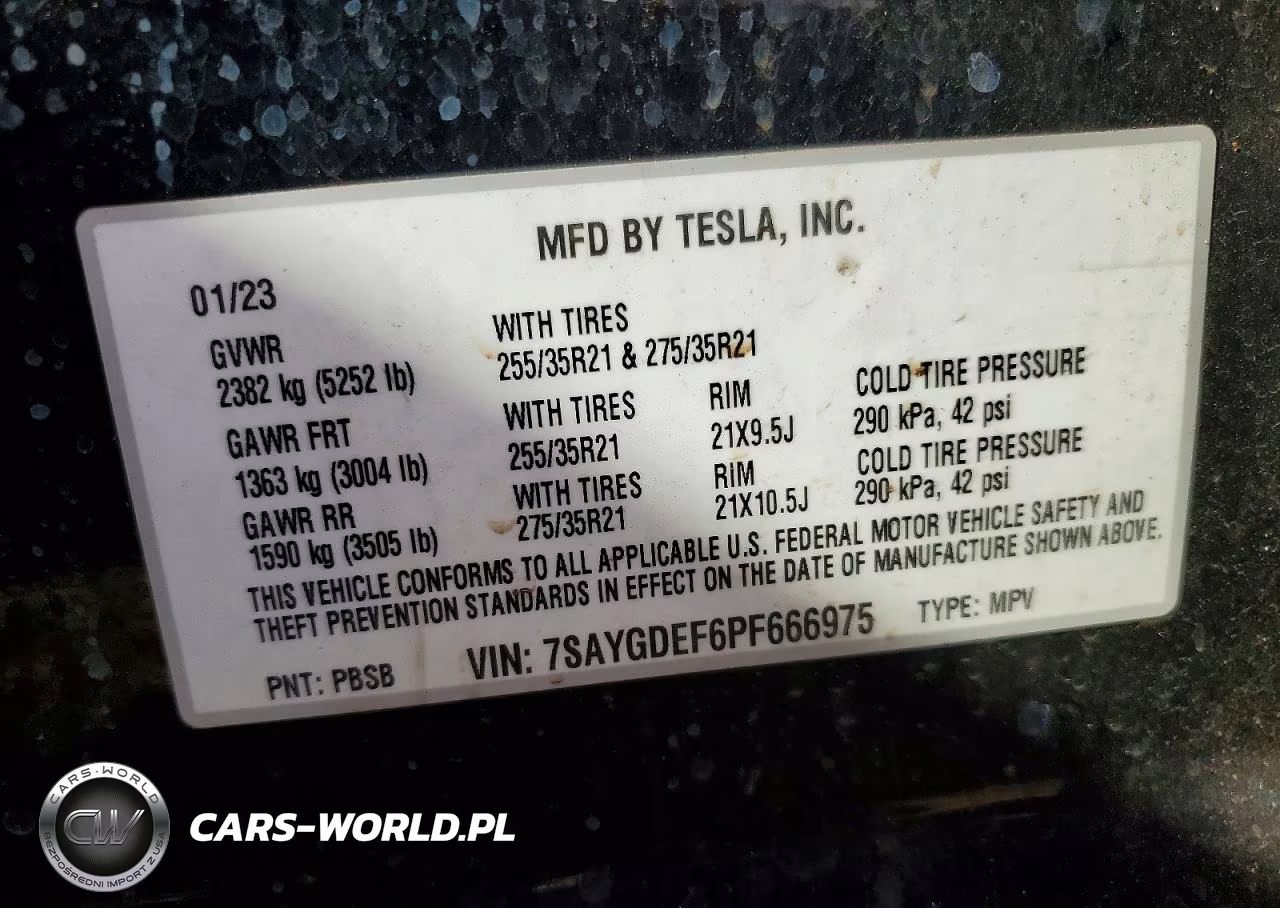 2023 Tesla Model Y VIN:7SAYGDEF6PF666975 - 13