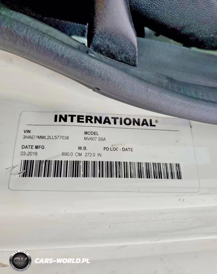 2020 International Mv607 Box Truck VIN:3HAEUMML2LL577038 - 10