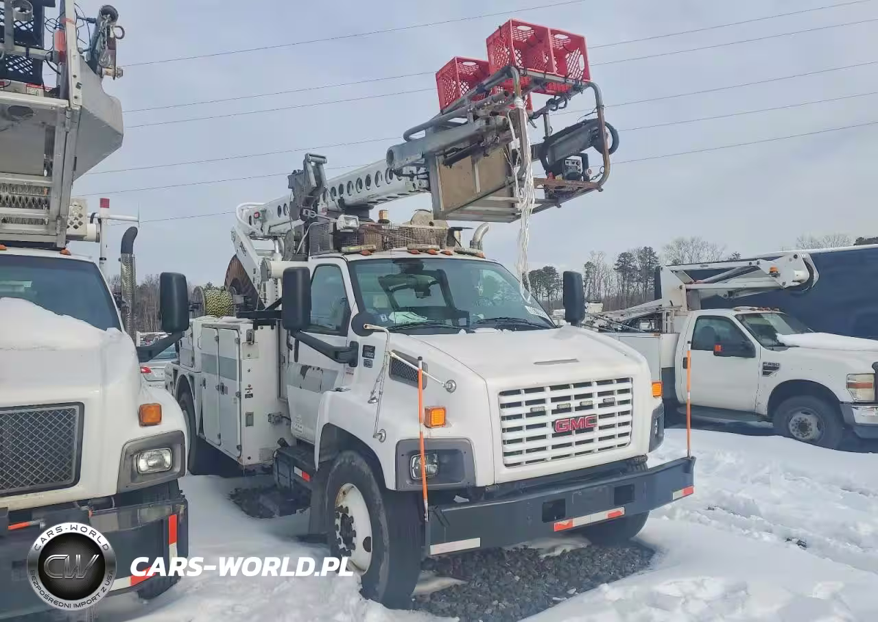 2009 GMC C8500 Cable Placer Bucket Truck