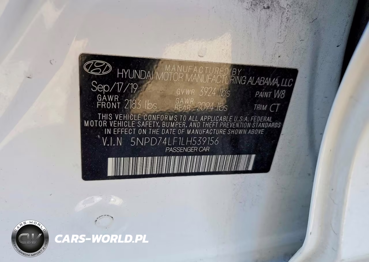 2020 Hyundai Elantra Se VIN:5NPD74LF1LH539156 - 12