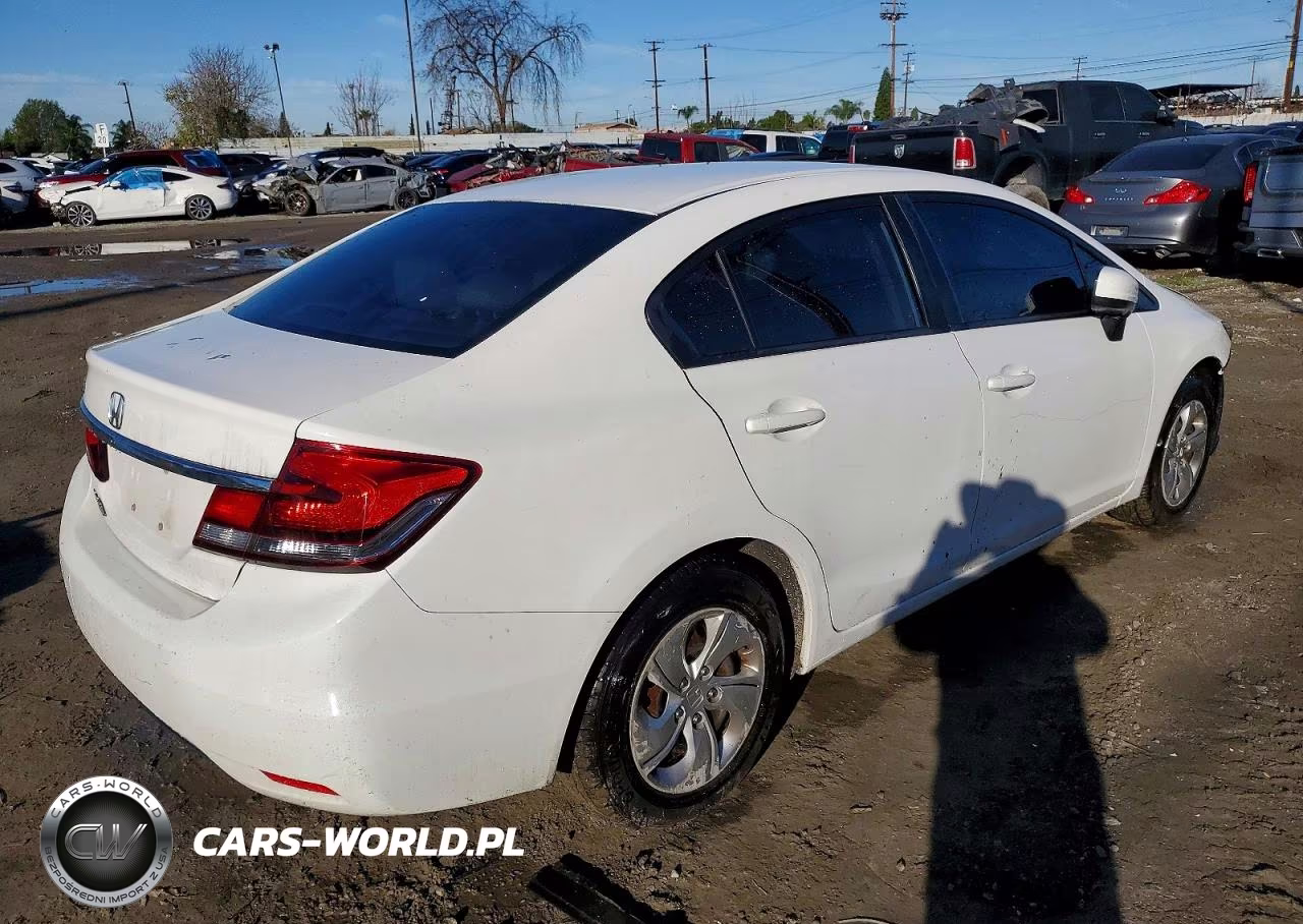 2014 Honda Civic Lx VIN:2HGFB2F52EH522328 - 3