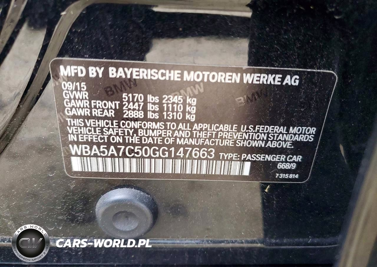 2016 BMW 528 Xi VIN:WBA5A7C50GG147663 - 12