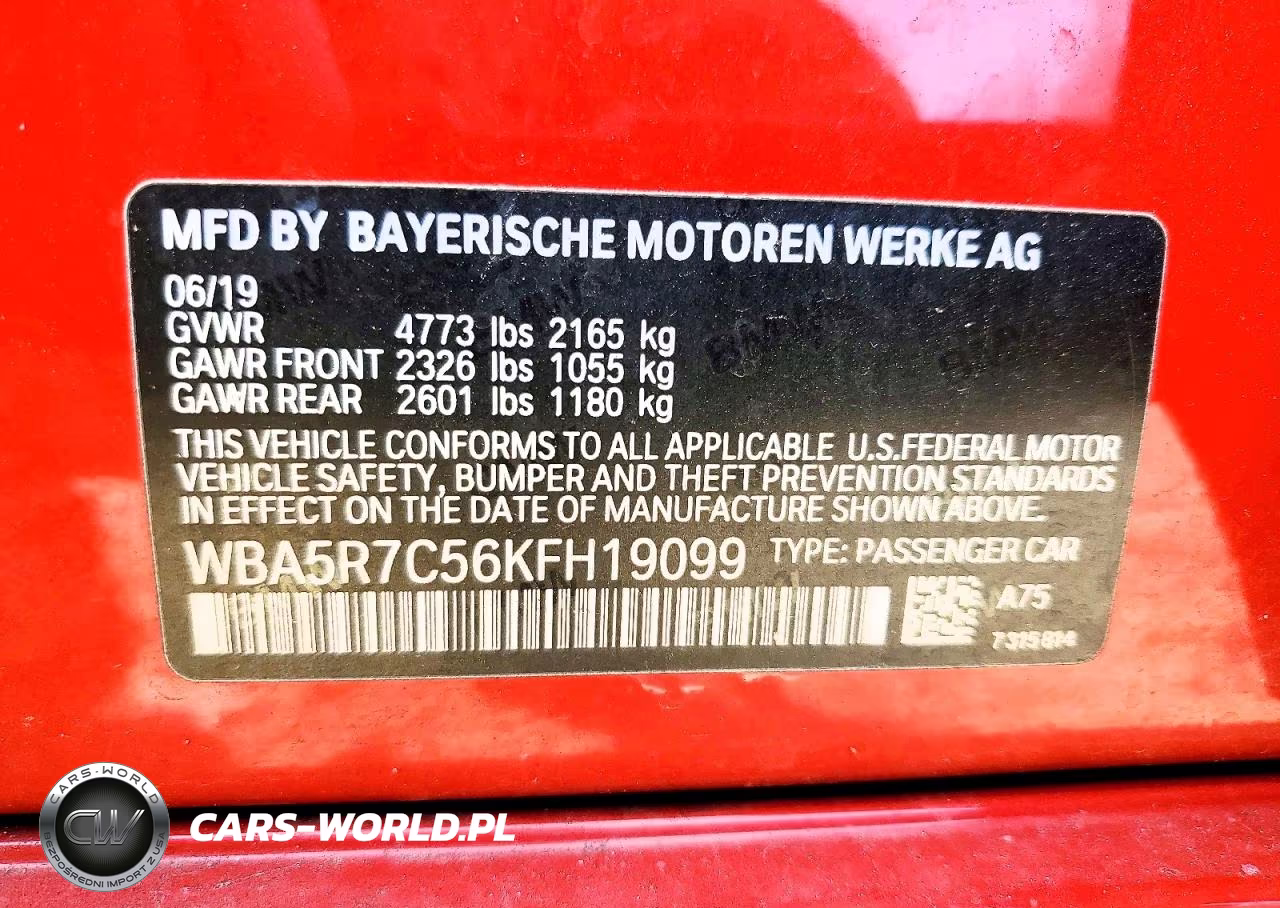 2019 BMW 330Xi VIN:WBA5R7C56KFH19099 - 12
