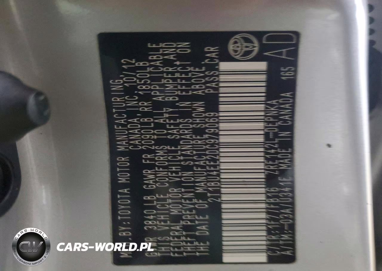 2013 Toyota Corolla VIN:2T1BU4EE2DC979069 - 12