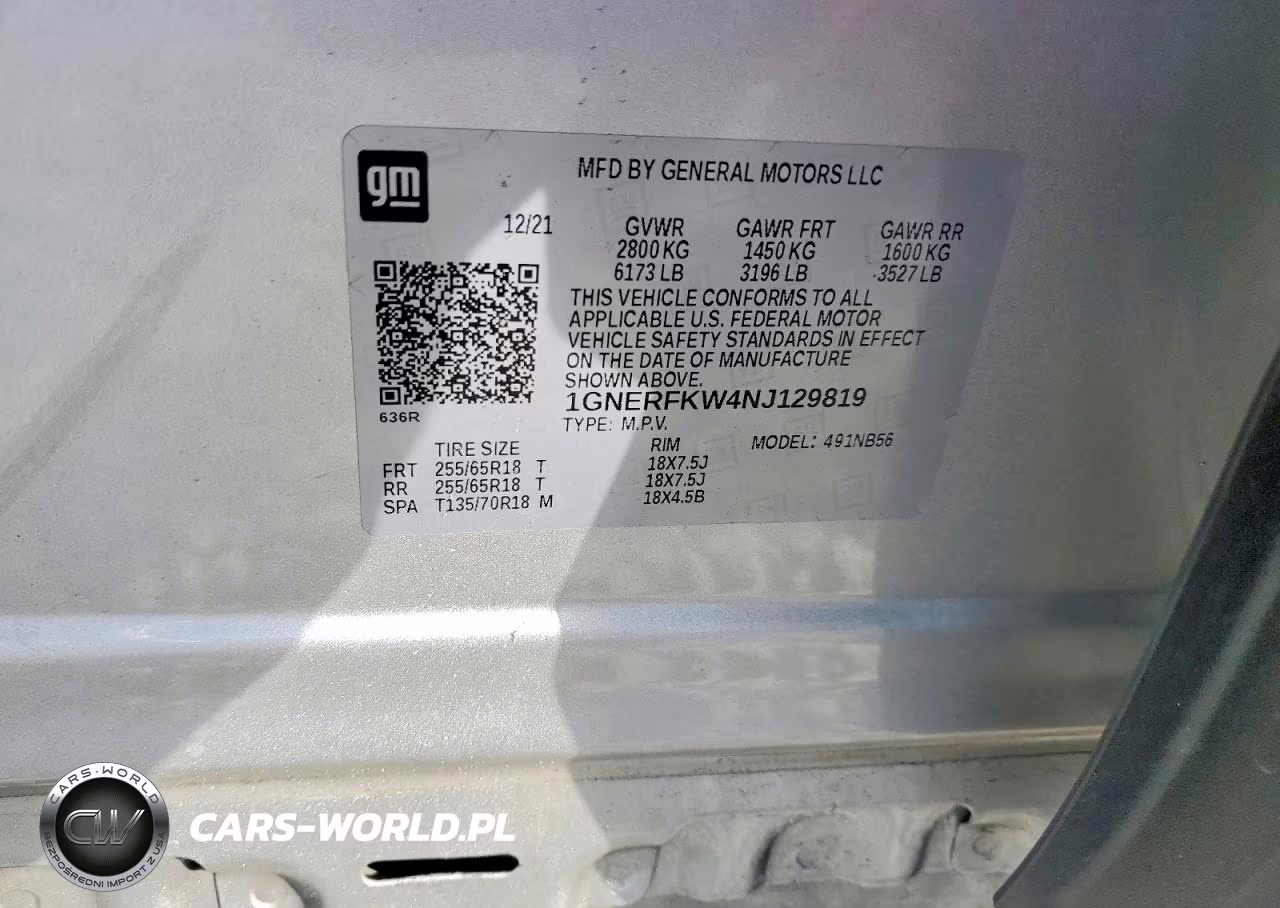 2022 Chevrolet Traverse Ls VIN:1GNERFKW4NJ129819 - 13