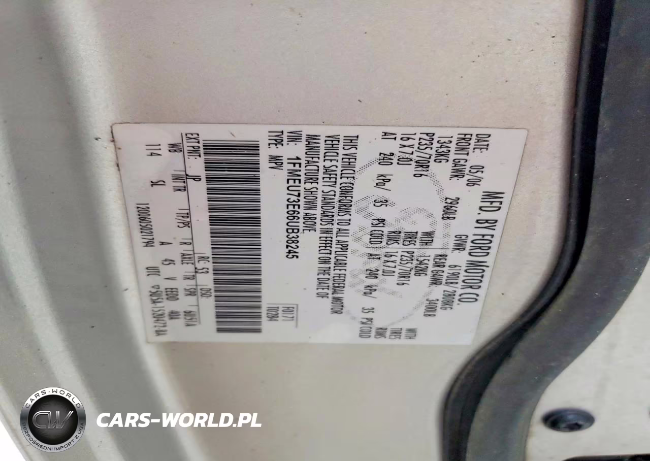 2006 Ford Explorer Xlt VIN:1FMEU73E66UB38245 - 13