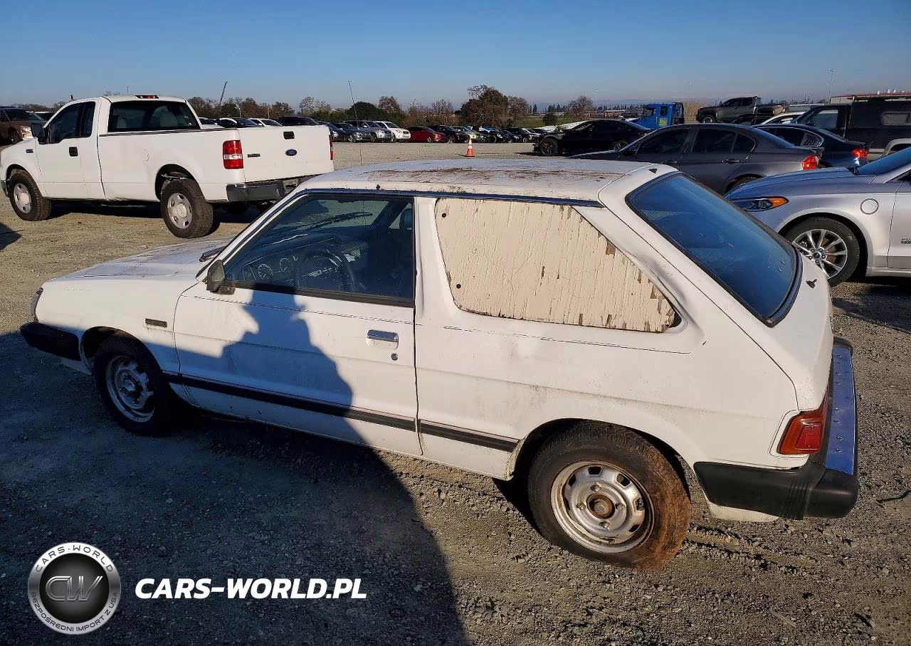 1987 Subaru Gl VIN:JF1AF23B0HB100004 - 2