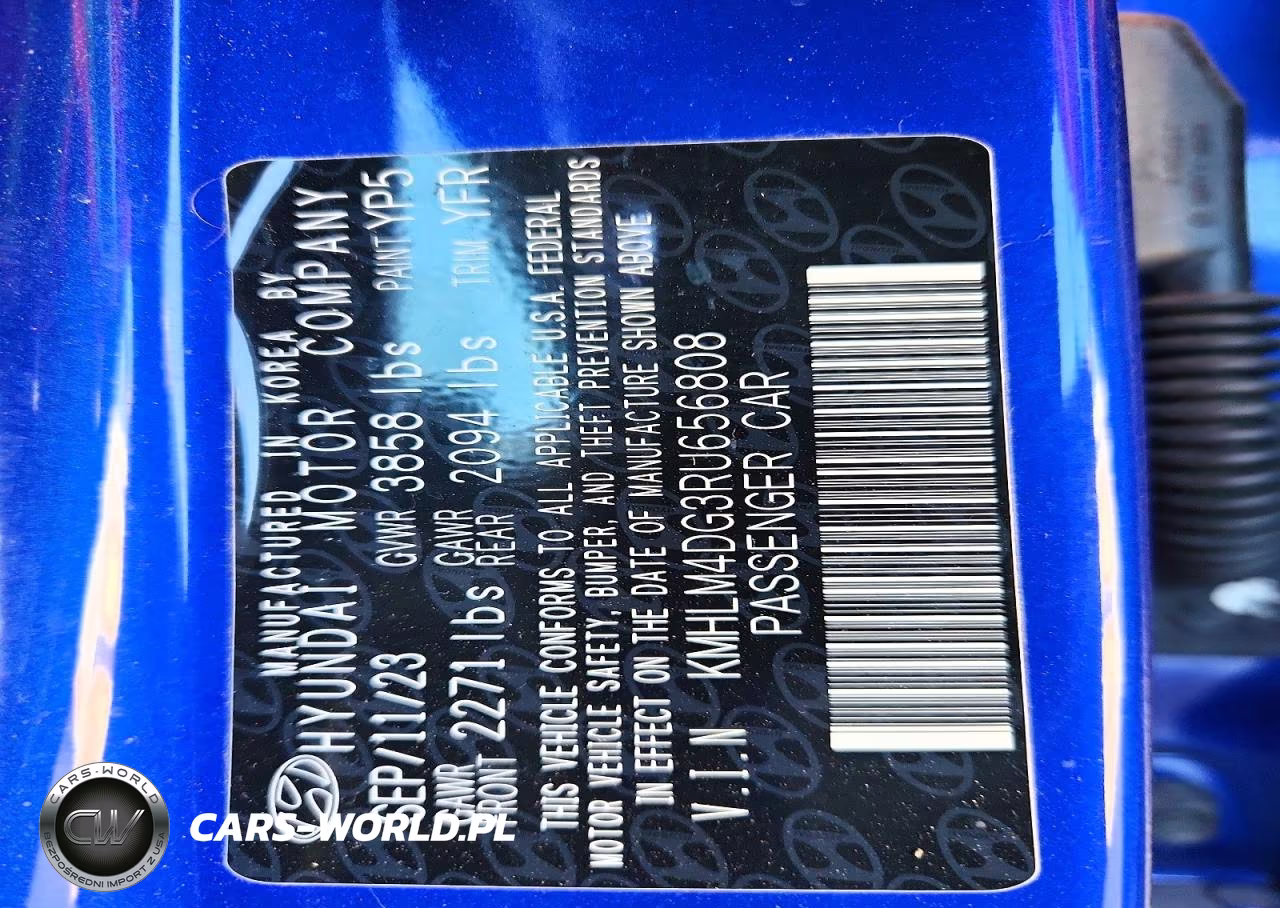 2024 Hyundai Elantra Sel VIN:KMHLM4DG3RU656808 - 13