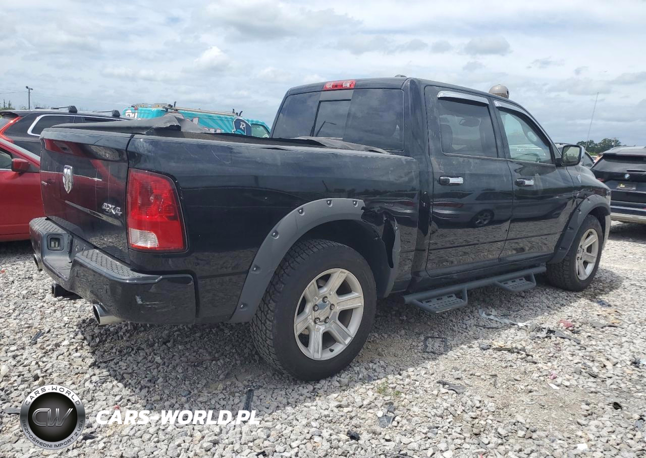 2012 Dodge Ram 1500 Longhorn VIN:1C6RD7PT3CS328968 - 3