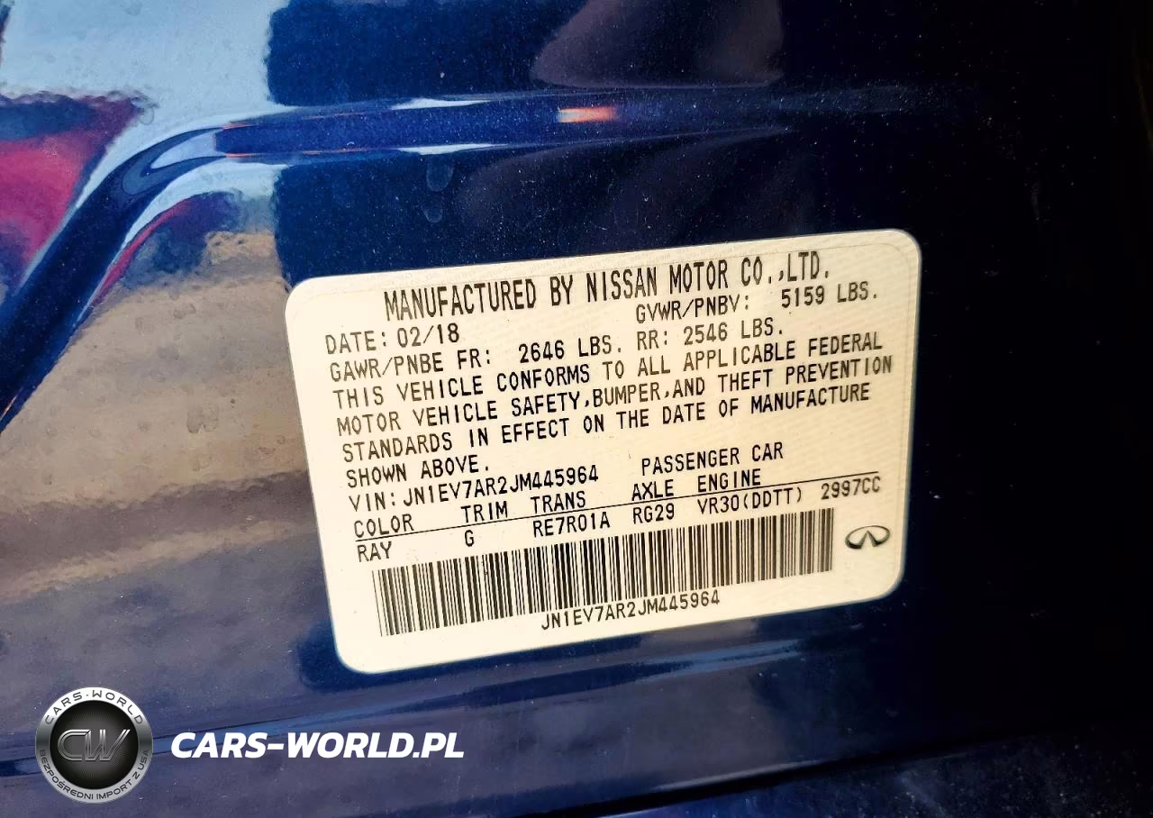 2018 Infiniti Q50 Luxe VIN:JN1EV7AR2JM445964 - 13