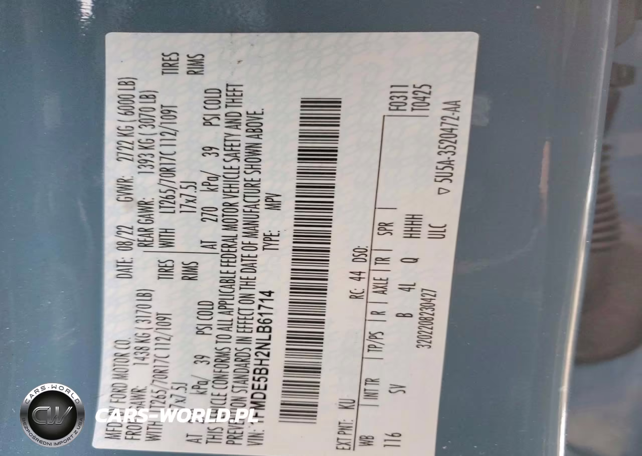 2022 Ford Bronco Base VIN:1FMDE5BH2NLB61714 - 13