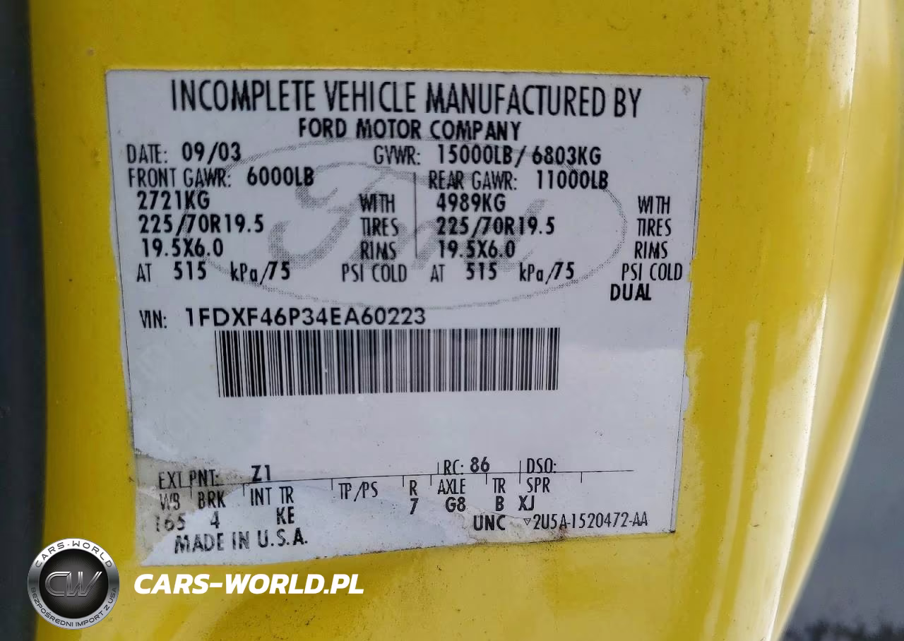 2004 Ford F450 Utility - Service Truck VIN:1FDXF46P34EA60223 - 10