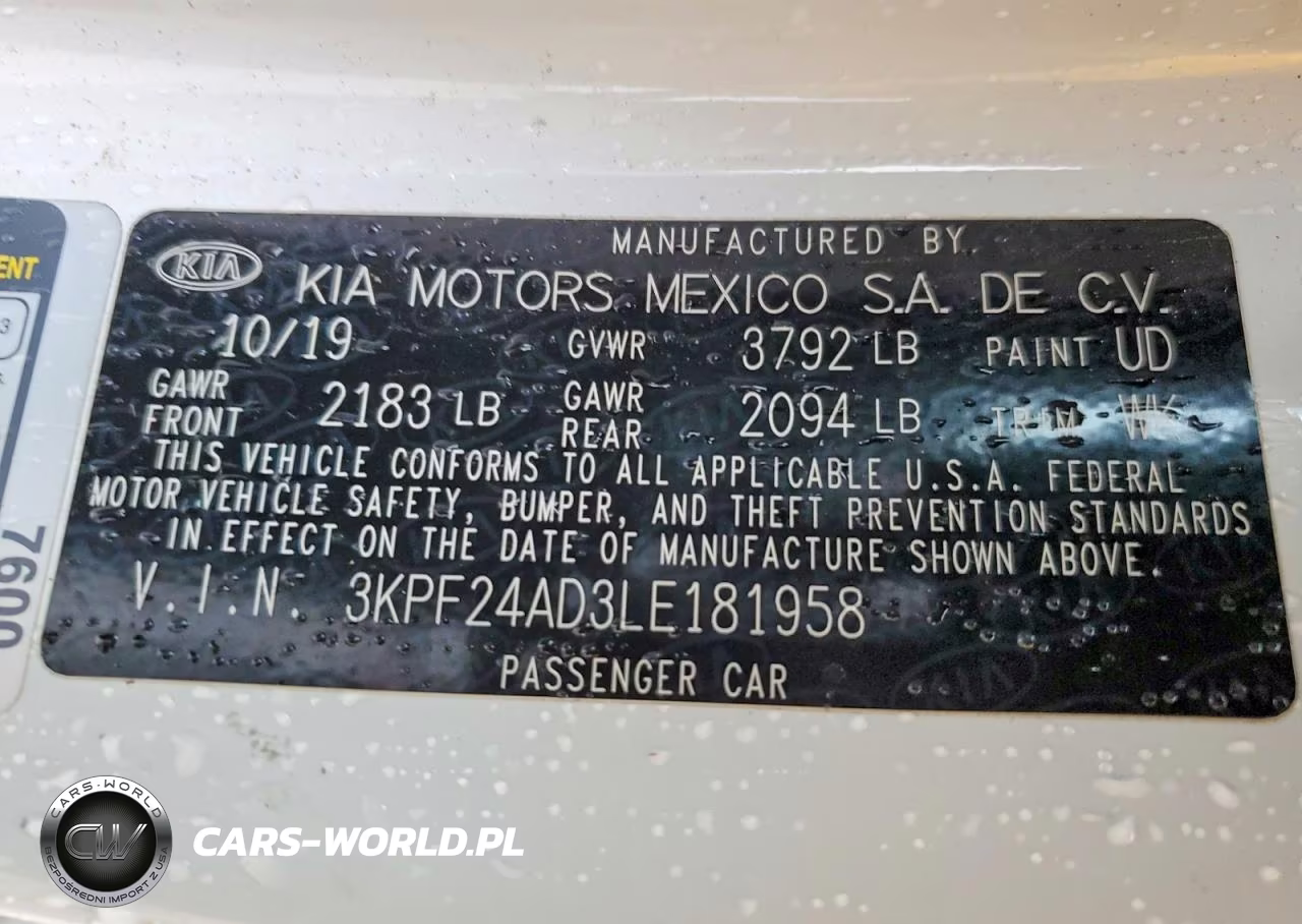 2020 Kia Forte Fe VIN:3KPF24AD3LE181958 - 13
