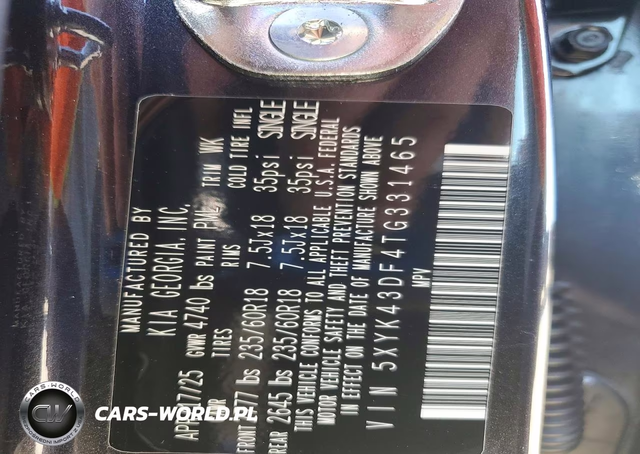 2026 Kia Sportage Sx VIN:5XYK43DF4TG331465 - 14