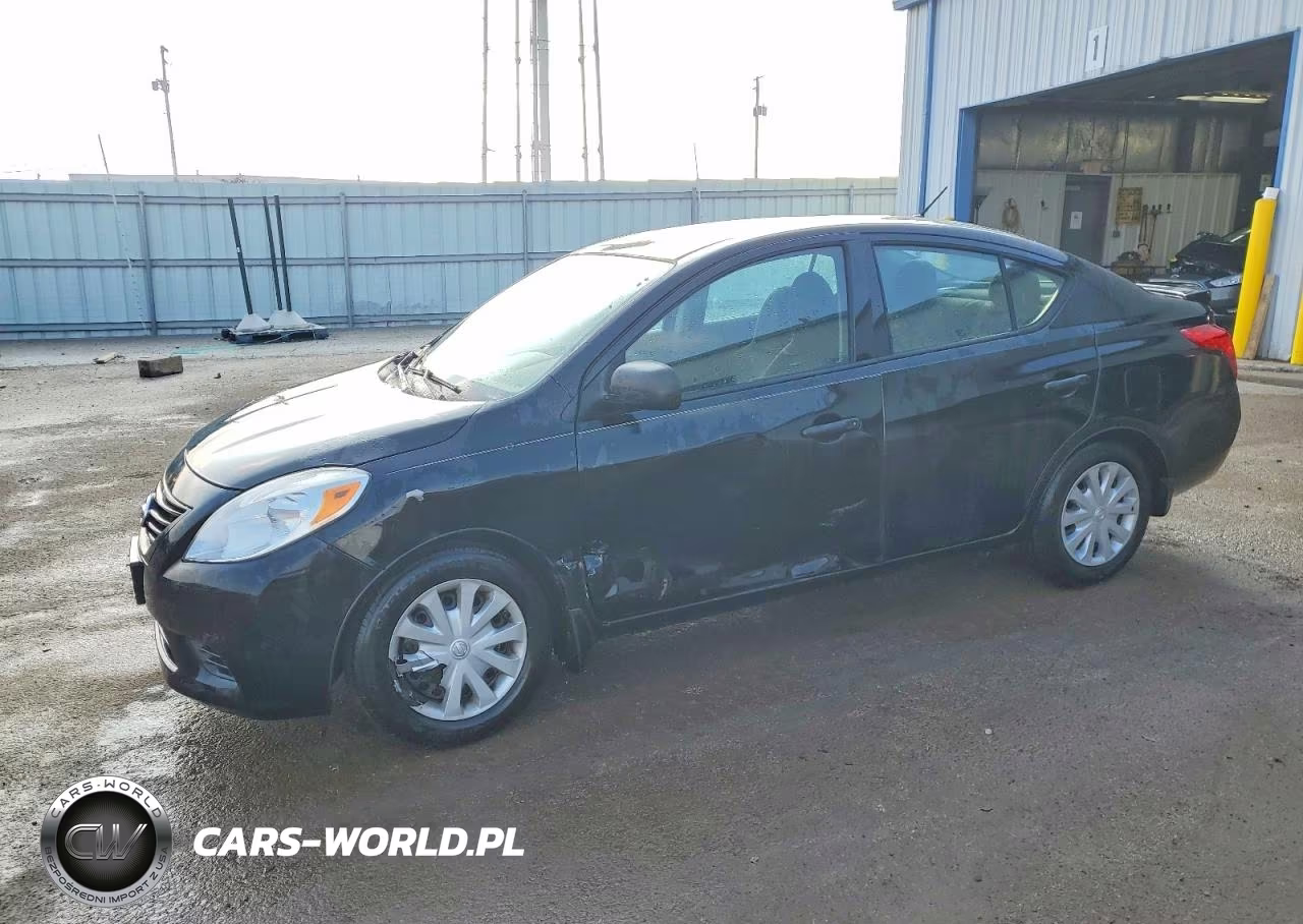 2014 Nissan Versa S VIN:3N1CN7AP7EL877889 - 1