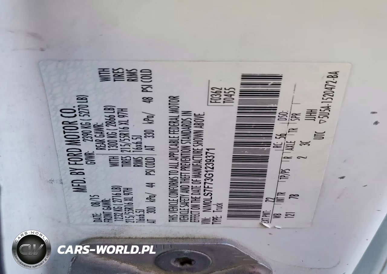2016 Ford Transit Xlt VIN:NM0LS7F73G1239371 - 13