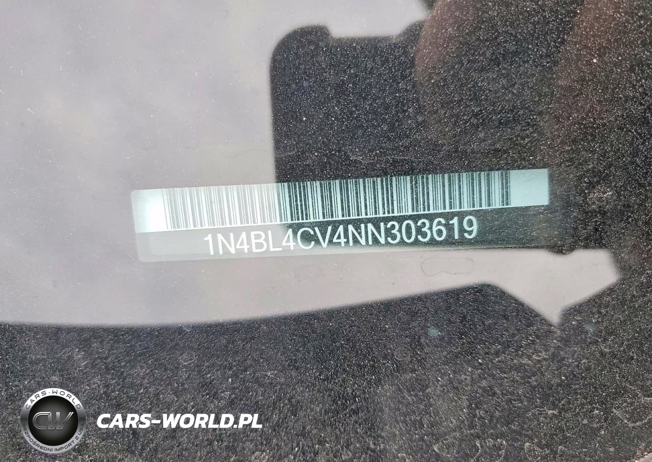 2022 Nissan Altima Sr VIN:1N4BL4CV4NN303619 - 13