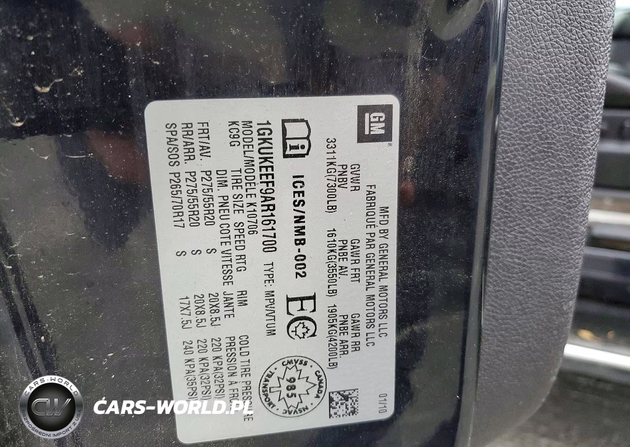 2010 GMC Yukon Denali VIN:1GKUKEEF9AR161700 - 13