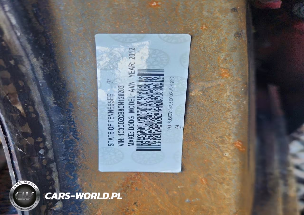 2012 Dodge Avenger Sxt VIN:1C3CDZCB8CN126203 - 12
