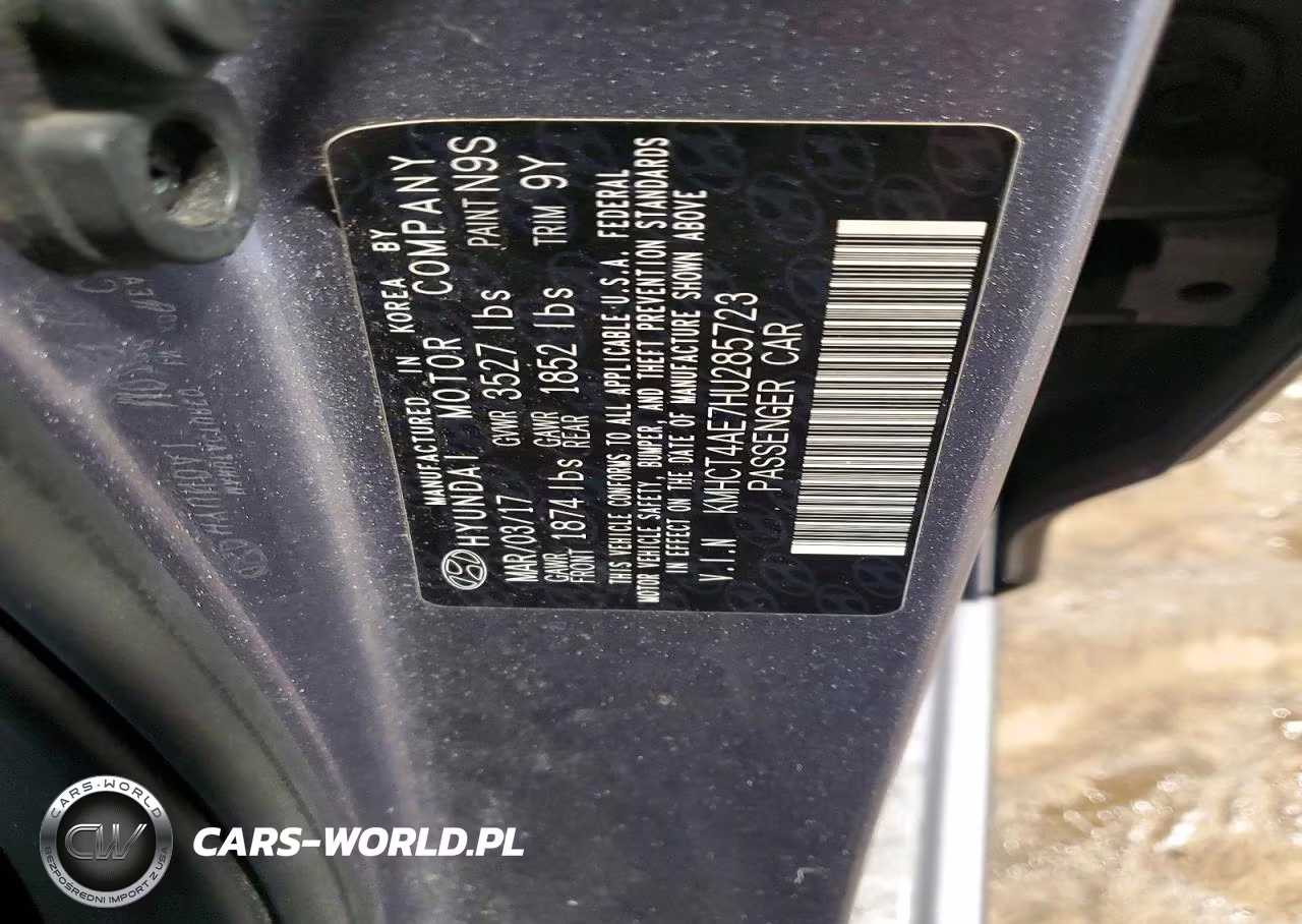 2017 Hyundai Accent Se VIN:KMHCT4AE7HU285723 - 12