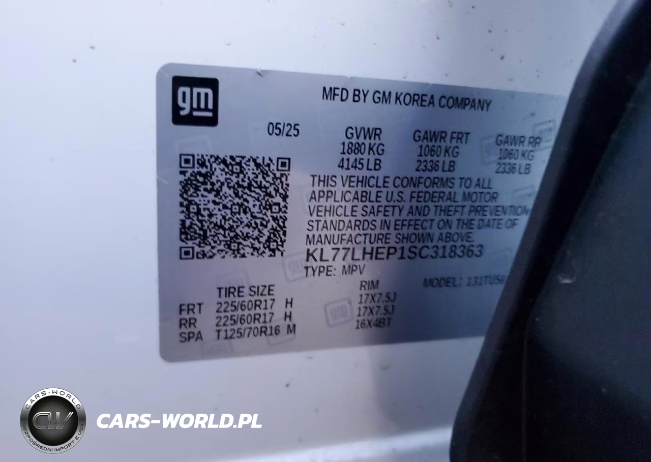 2025 Chevrolet Trax 1Lt VIN:KL77LHEP1SC318363 - 12
