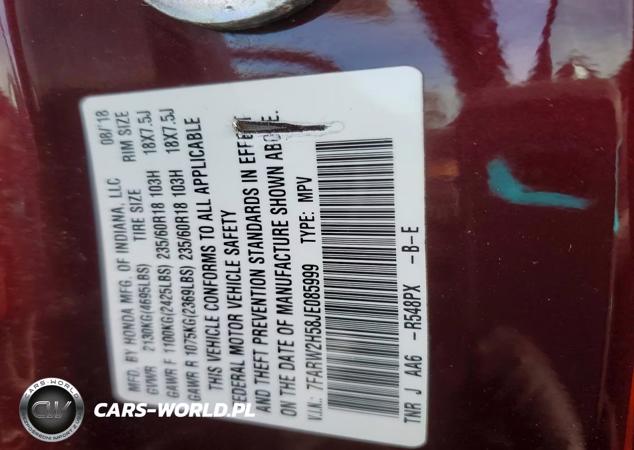 2018 Honda Cr-V Ex VIN:7FARW2H58JE085999 - 13